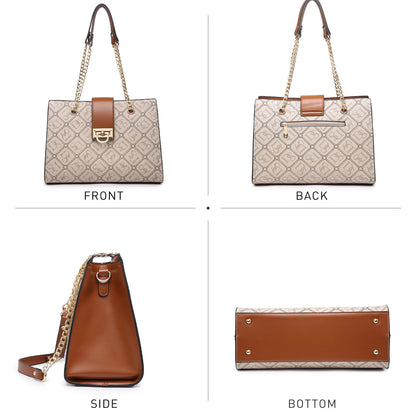 Chic Vegan Leather Hobo Handbag with Matching Clutch - Versatile Tote for Every Occasion